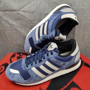 %Adidas Sneakers ZX 700 Navy Blue Lace Up Men's Size 12 / A 46